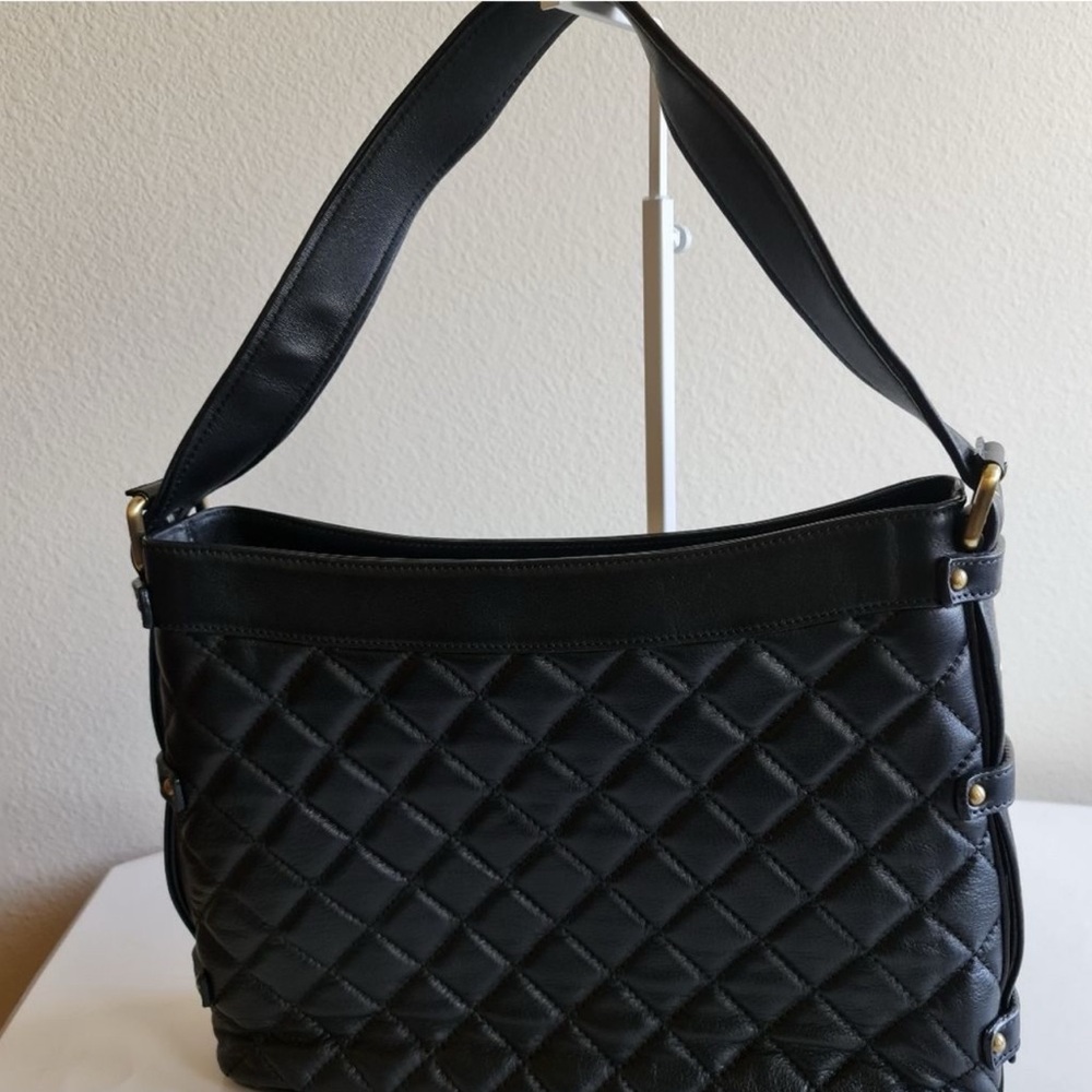 MCM Black Quilted Shoulder Bag - Picture 2 of 10